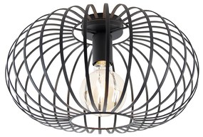 Inteligentna lampa sufitowa czarna 39 cm z Wi-Fi G95 - JohannaDesignerski Oswietlenie wewnetrzne