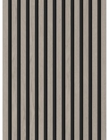 Mexen Lam-B lamele ścienne 275 x 30 cm, płyta HDF 4 mm, fornir techniczny, Dąb Popielaty - S100-275307-3015-005