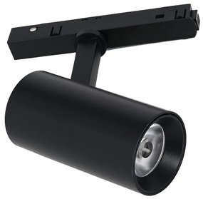 LED punktowe oświetlenie do systemu szynowego MAGNETIC TRACK LED/10W/48V czarne