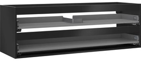 Mexen Box-A korpus szafki podumywalkowej 140 cm, 2 szuflady, czarny mat - 91AX0-1400-470-2-71