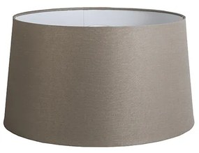 Abażur lniany taupe 45 cm