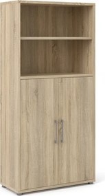 Biurowy regał 2-drzwiowy Prima dąb sonoma