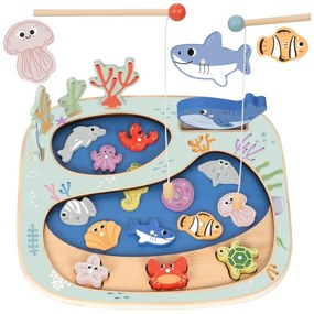 Tooky toy złowić rybkę gra zręcznościowa układanka montessori