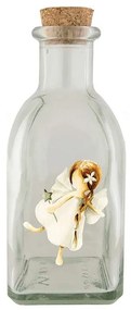 Bohemia Gifts Butelka szklana Anioł, 250 ml