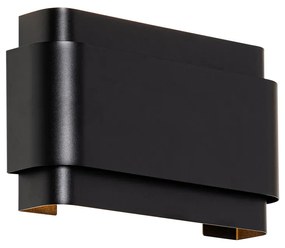 Industrialna lampa ścienna czarna 2-światłowa - Coen