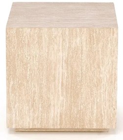 Minimalistyczna kwadratowa ława trawertyn D8-S71