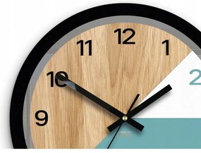 Zegar ścienny nowoczesny z cichym mechanizmem do salonu sypialni okrągły