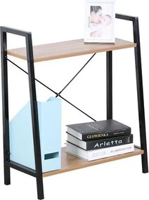 Czarny regał loftowy E5-C19