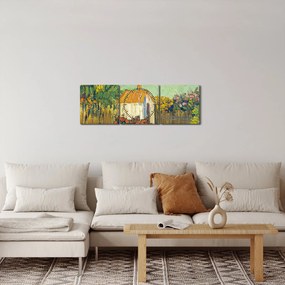 Obraz - Imitator of Vincent van Gogh, Landscape, reprodukcje (z zegarem) (90x30 cm)