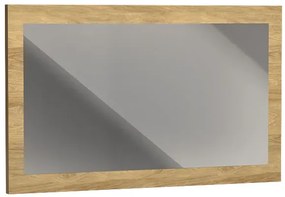 Lustro ścienne w ramie hikora naturalna N7-E11
