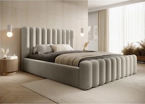 Łóżko Mona VII 140 w tkaninie Magic Velvet 2201