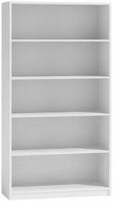 Biały duży regał na książki H3-B55