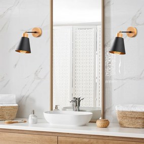 Kinkiet lampa ścienna Manavgat - N-610, czarny