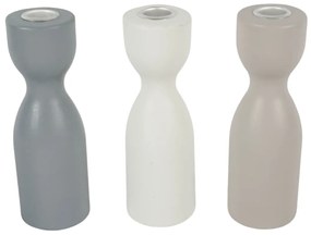 Drewniany świecznik TORNE 18 cm - różne kolory