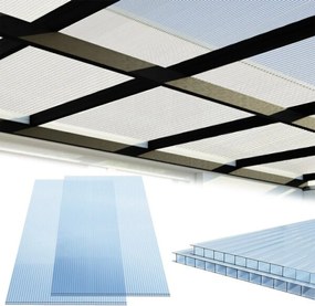 Poliwęglan komorowy MARK 4mm, 60,5x121x0,4cm, 14 szt., przezroczysta Jurhan