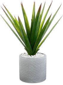 Sztuczna roślina ALOE VERA, wys. 48 cm, ceramiczna doniczka