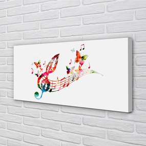 Duży obraz na płótnie Lekkość Motyli I Muzyki