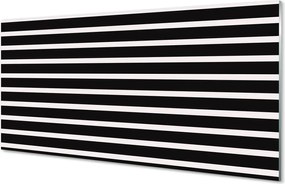 Panel Szklany Klasyczne Czarne Pasy