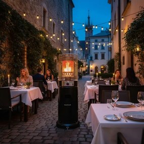 Ogrzewacz gazowy ogrodowy H637, 11 kW - parasol grzewczy tarasowy