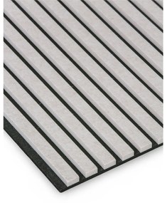 Dekoracyjny panel akustyczny, 2400 x 600 mm, 5 szt., czarny / beżowy
