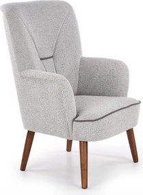 Fotel wypoczynkowy na drewnianych nogach Bishop