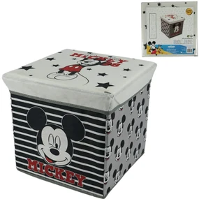 Skrzynka do przechowywania zabawek MICKEY MOUSE 30x30 cm szara