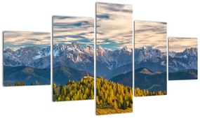 Obraz - panorama górska (125x70 cm)