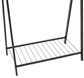Metalowy wieszak na ubrania podwójny METTY, 98 x 43,5 x 145 cm