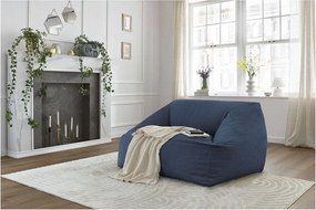 Ciemnoniebieski sztruksowy worek do siedzenia Lilibet – Bobochic Paris