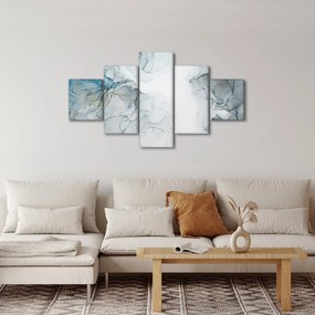 Obraz - Niebieski marmur (125x70 cm)