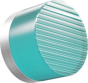 Kinkiet LED Beneito Faure Oma - 8 W, IP65, przełącznik CCT 2000 K/2800 K/4000 K, antyczny aluminiowy kinkiet - turkusowy