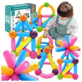 Woopie magnetic educational construction blocks large thick 38 pcs.