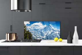 Panel Kuchenny Górski Pejzaż Z Drzewami