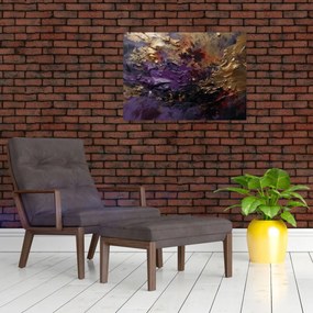 Obraz na szkle - Teksturowana abstrakcja (70x50 cm)