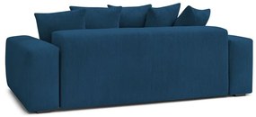 Ciemnoniebieska sztruksowa sofa 280 cm Voltaire – Bobochic Paris