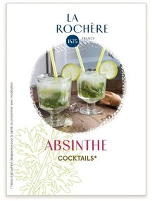 Zestaw szklanki i łyżeczki ze stali nierdzewnej 300 ml Absinte – La Rochére
