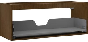 Mexen Box-A korpus szafki podumywalkowej 120 cm, 1 szuflada, orzech - 91AX0-1200-470-1-86