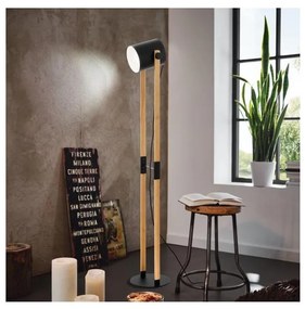 Eglo 43521 - Lampa stojąca HORNWOOD 1xE27/28W/230V
