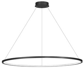 LED Łazienkowy żyrandol na lince SATURNO LED/65W/230V IP44 antracyt