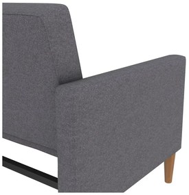 Szara rozkładana sofa 82 cm Lilly – Støraa