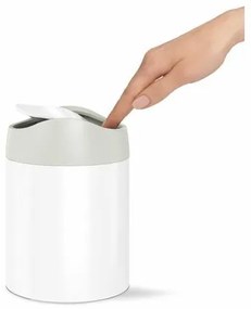 Simplehuman Kosz na śmieci na stół MINI 1,5 l, biały