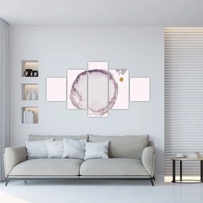 Obraz - Fioletowy minimalizm N⁰4 (125x70 cm)