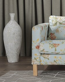 Wazon Dafni 30x79cm white grey