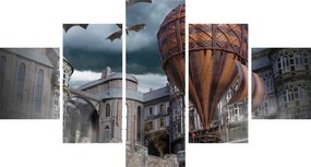 Obraz - Surrealistyczny krajobraz (125x70 cm)