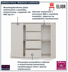 Kaszmirowa komoda w stylu loft E8-N92