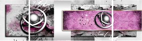 Obraz abstrakcji (170x50 cm)