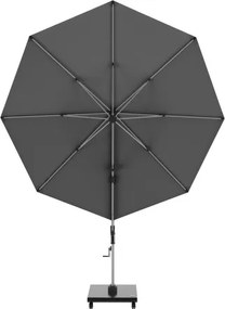 HYPERION 340 PRESTIGE – luksusowy huśtawkowy parasol ogrodowy z bocznym drążkiem : Kolor parasola - Ciemnoszary