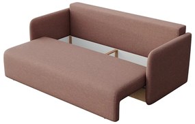Różowa rozkładana sofa 220 cm Chaum – Rodier