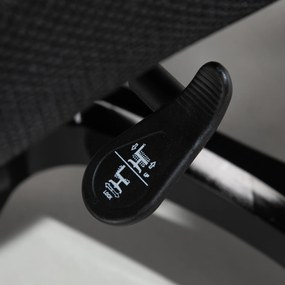 Vinsetto Ergonomiczne krzesło biurowe obrotowe z funkcją pochylania czarne wygodne | Aosom PL