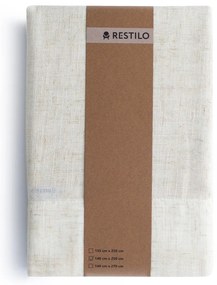 Zasłona w kolorze kości słoniowej 140x250 cm Velari – Restilo